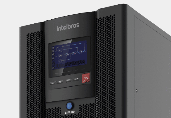 DNB 20KVA-3PH-220V-TT-TW - Tela touch screen de 4,3"