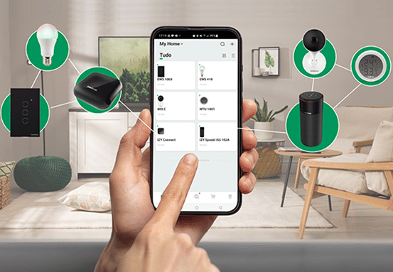 EZS 1003 Branco - Sua casa com a inteligência Intelbras