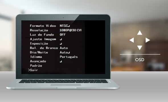 VHD 3220 D A G6 - Menu OSD: multirecursos e ajustes Finos