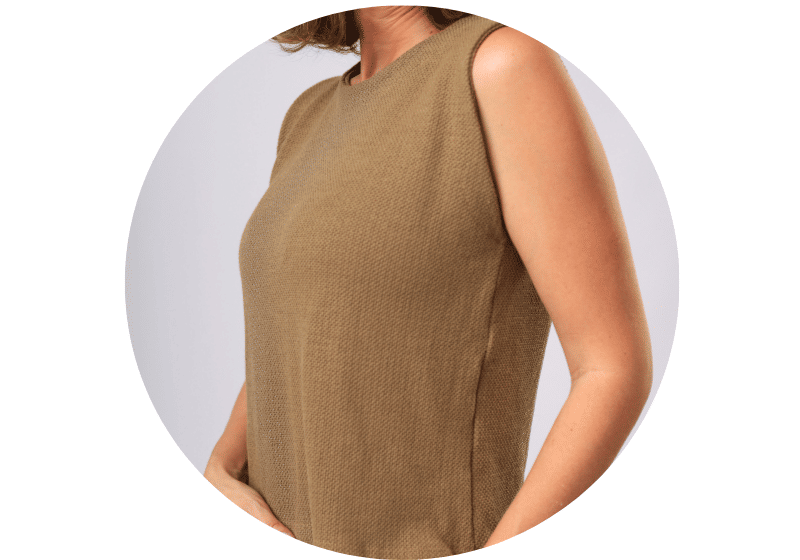 {{PEÇA}} Panna - vista completa, tricot verde oliva